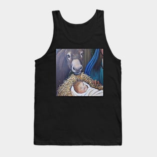 Baby Jesus with Donkey Tank Top